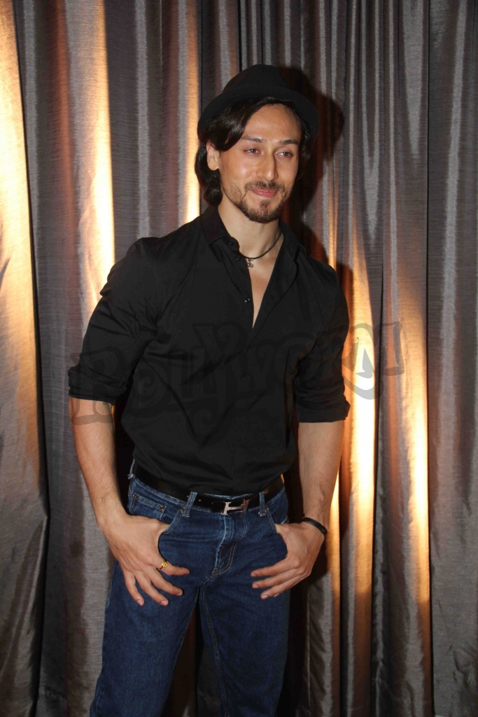Bollywood actor Tiger Shroff during an event where bollywood filmmaker Sajid Nadiadwala was conferred with an insignia of 'Chevalier des Arts et des Lettres' by Alexandre Ziegler, The Ambassador of France in Mumbai, India on September 21, 2016. (Utsav Devdutta/SOLARIS IMAGES)