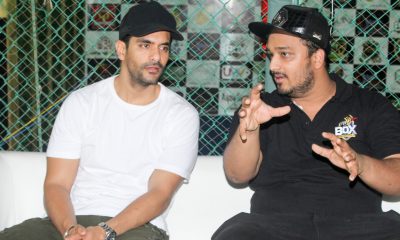 Angad Bedi with Zeeshan Siddique during BOX (Bowl Out Xeries) 2018 IMG_9609