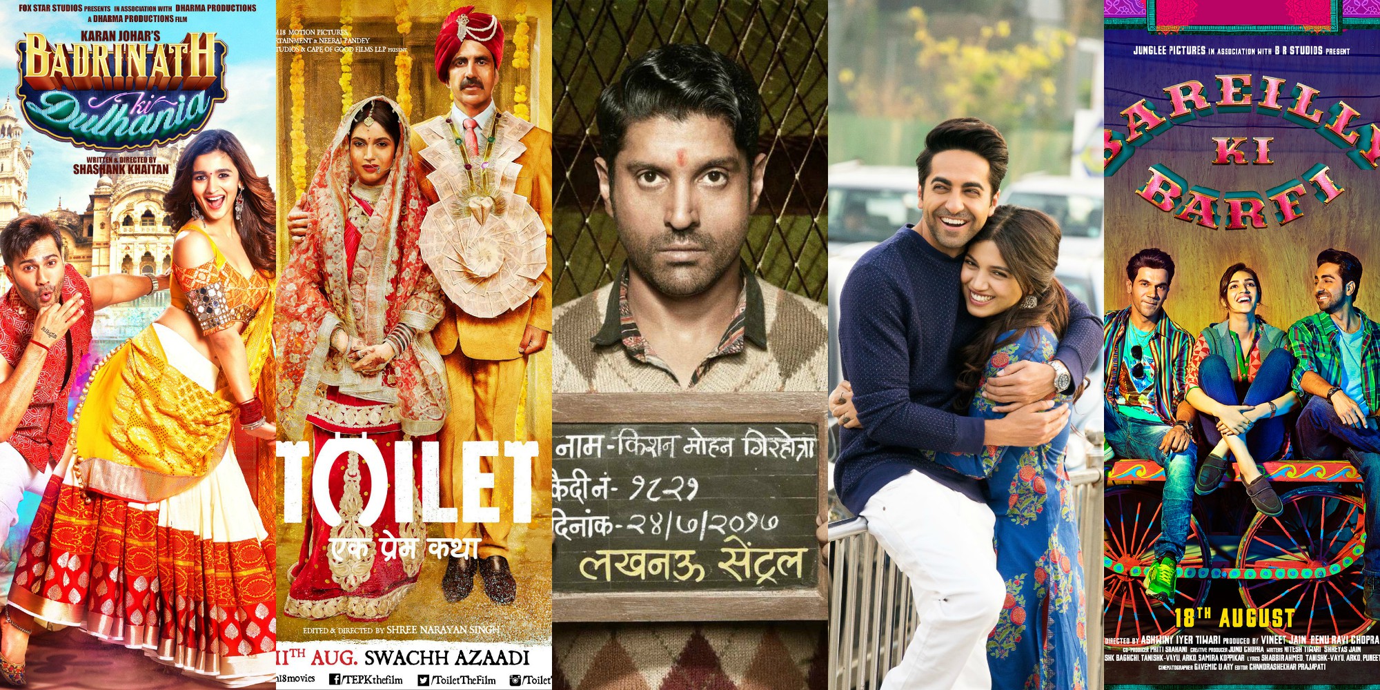 Badrinath Ki Dulhaniya Toilet Ek Pem Katha Lucknow Central Shubh Mangal Saavdhan Bareilly Ki Barfi_Bollyworm