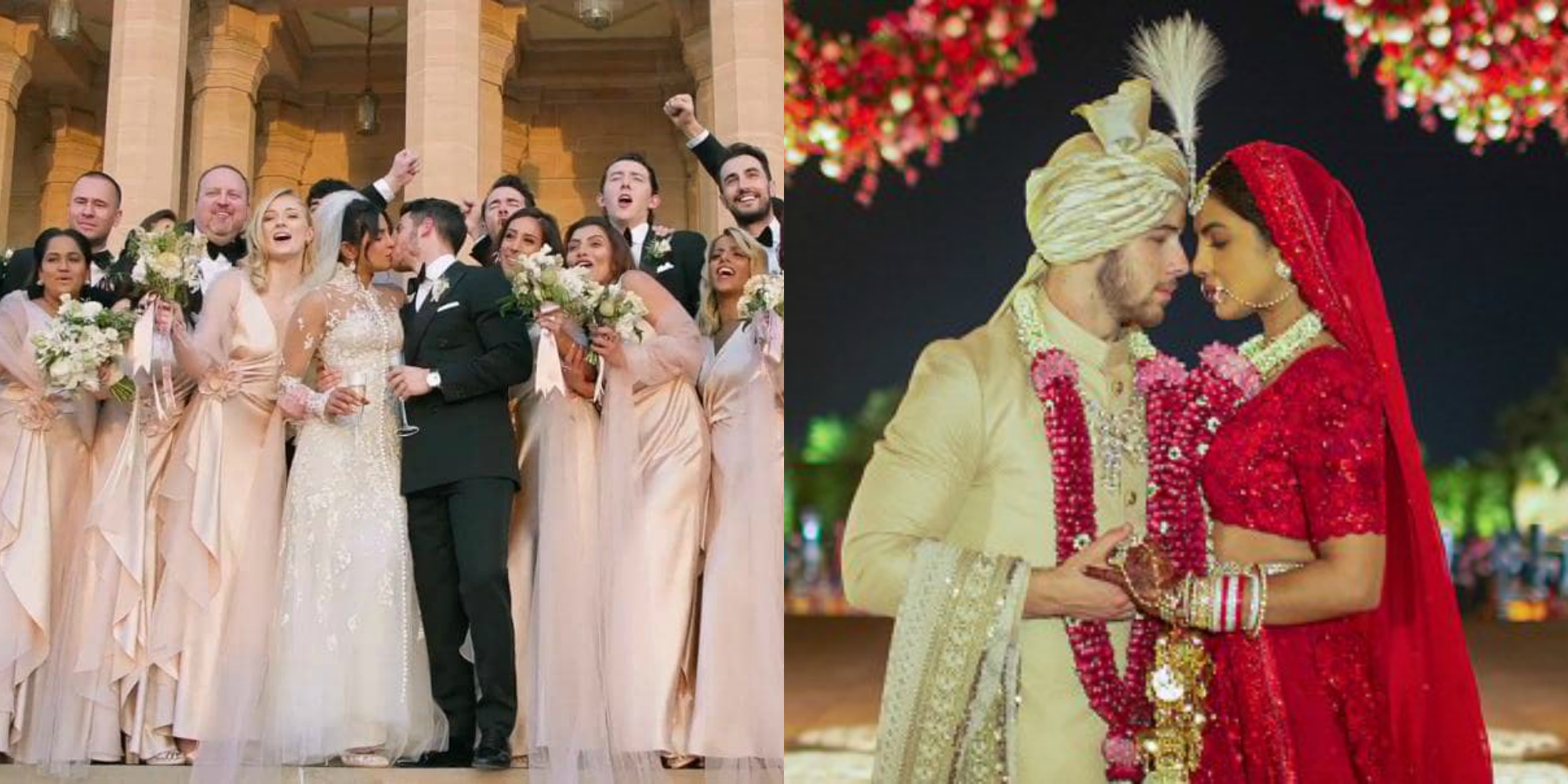 Priyanka Chopra And Nick Jonas Look Breathtakingly Beautiful In Their Wedding Pictures Bollyworm